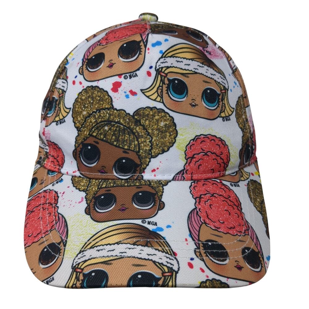 LOL Surprise Snapback Hat Multicolor One Size Adjustable All-over Print 6 Panel